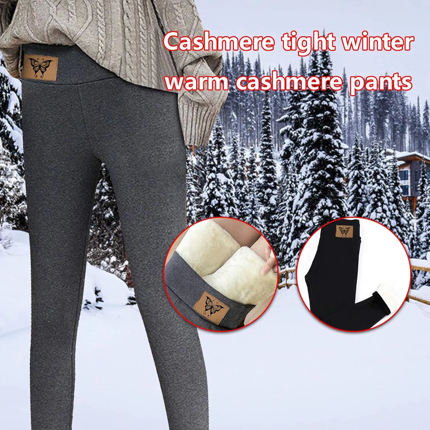 sdbrld Fleece Lined Jeans Women,Womens Fleece Lined Jeans Winter Warm Thermal Jeans Thicken Skinny Stretch Denim Pants Tights