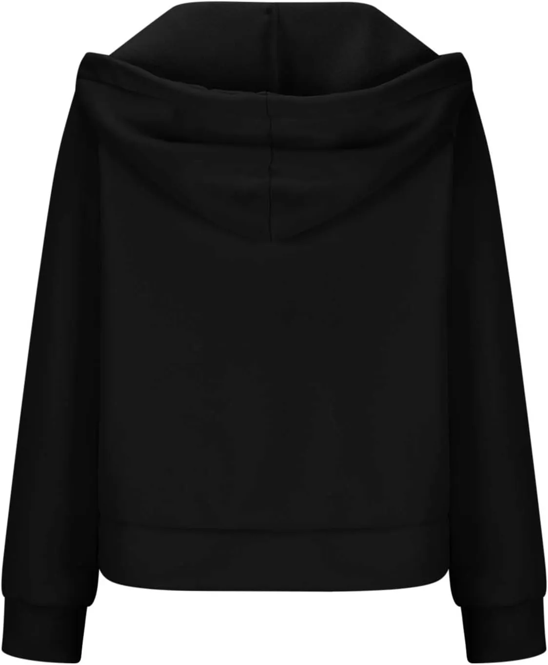 SEAOPEN Half Zip Sweatshirts Women Cropped Hoodies Long Sleeve Drawstring Pullover Top Fall Fleece Jackets with Pocket