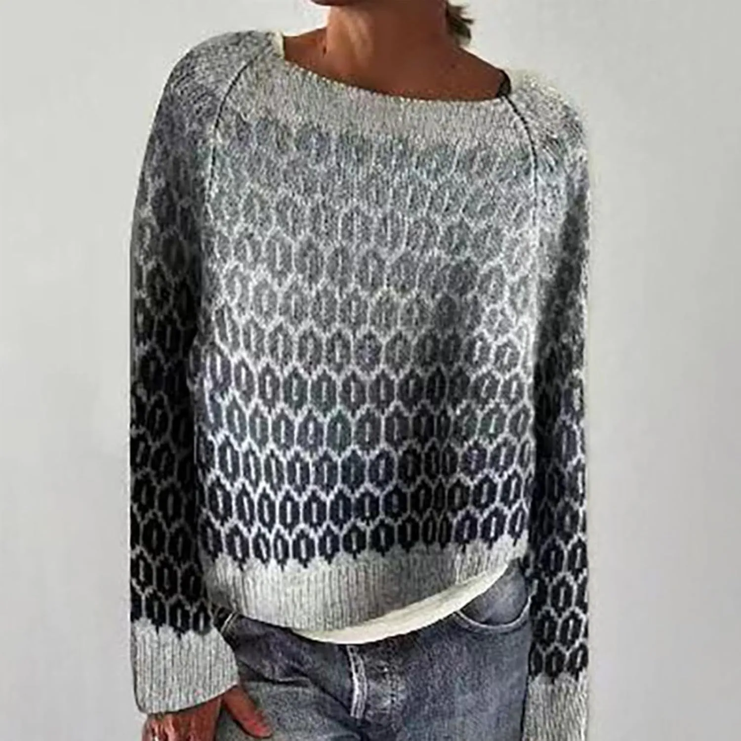 SHAOBGE Womens Sweaters Sweater Women 2023 Women Winter Sweaters V Neck Sweaters Womanlong Sleeve Oversized Sweatshirts