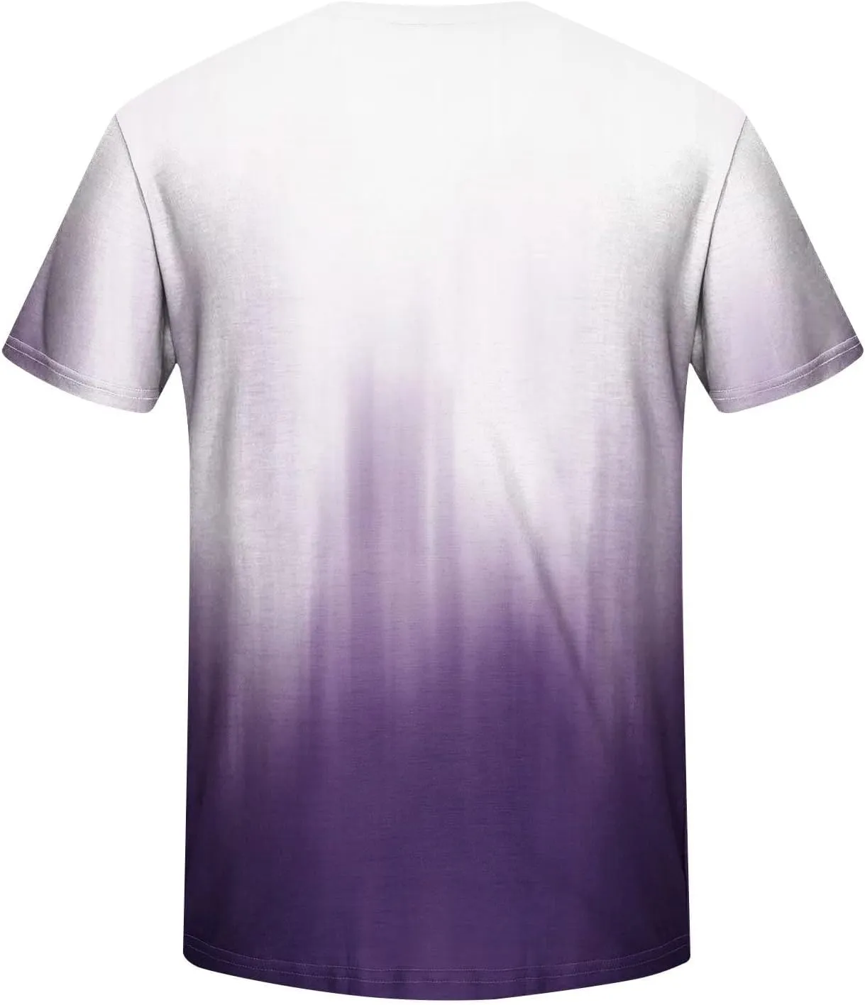 Shirts for Men Fashion Crewneck T-Shirts Moisture Wicking Short Sleeve Shirts Summer Casual Loose Ombre Tee Tops