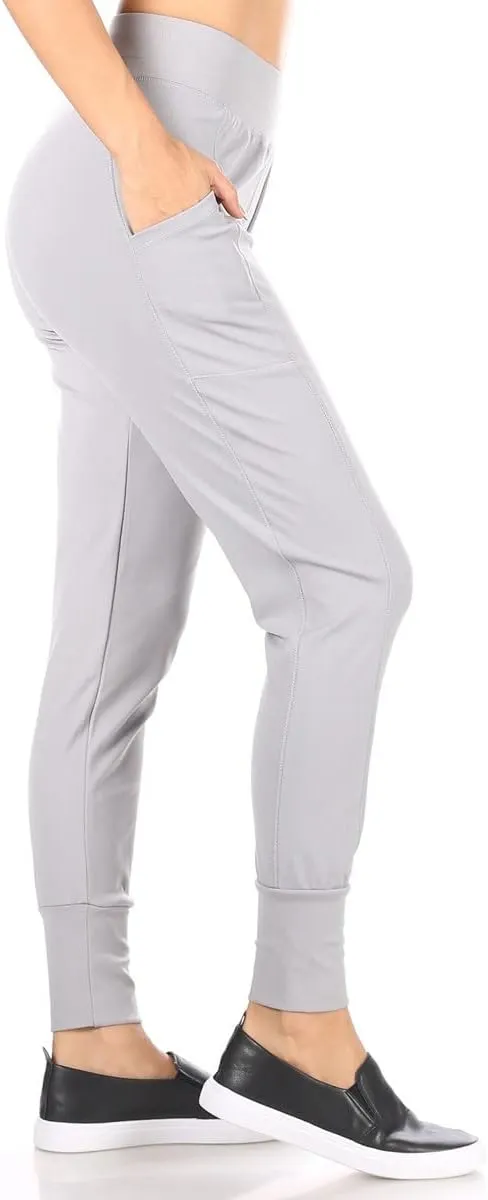 ShoSho Womens Casual Joggers Pants Sweatpants Yoga Bottoms Soft Brushed Sports Track Pants