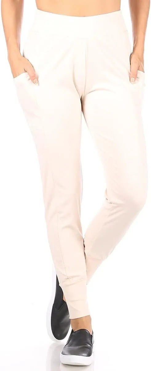 ShoSho Womens Casual Joggers Pants Sweatpants Yoga Bottoms Soft Brushed Sports Track Pants