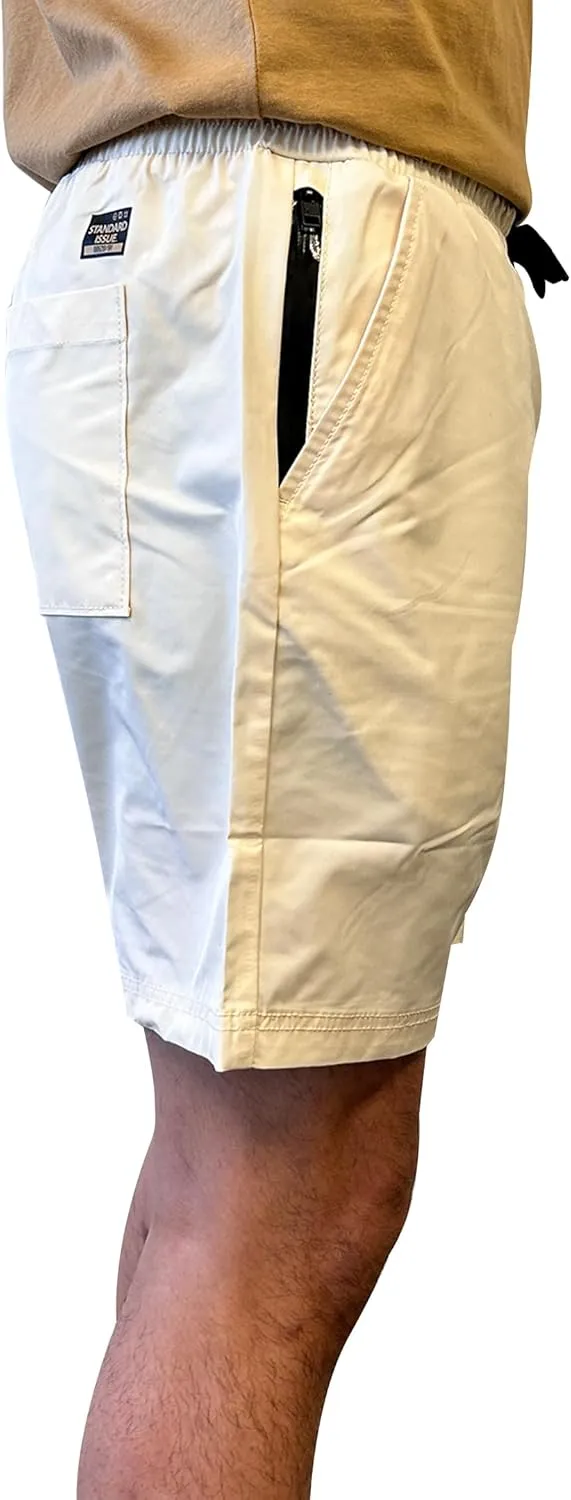 Southpole Men's Quick-Dry Water Resistant Nylon Shorts Inseam 7"