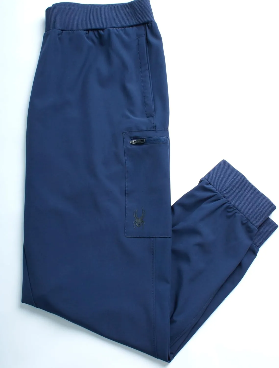 Spyder Men's Active Pants - Woven Stretch Knit Cargo Jogger Sweatpants - Casual Athleisure Cargo Khaki Pants for Men (S-XL)