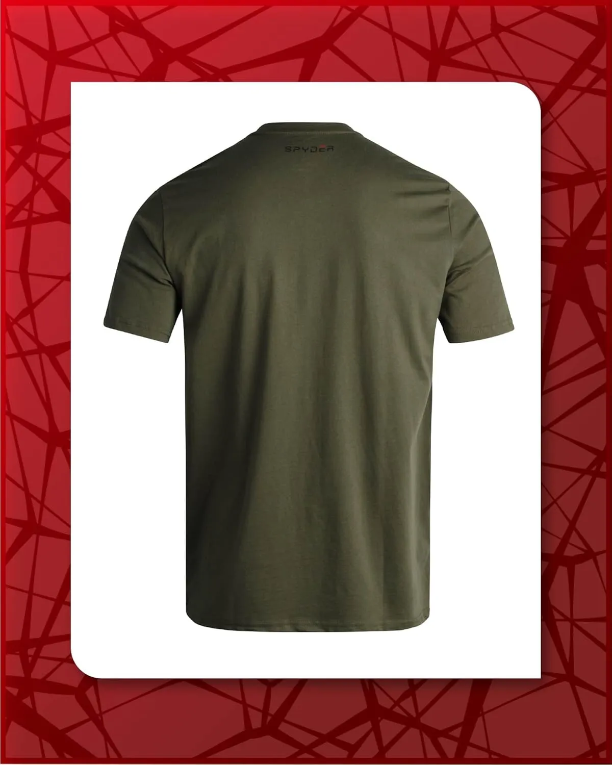 Spyder Mens Graphic T-Shirts - Soft Cotton Blend Classic Crewneck Short Sleeve Shirts for Men, Casual Shirts for Daily Wear