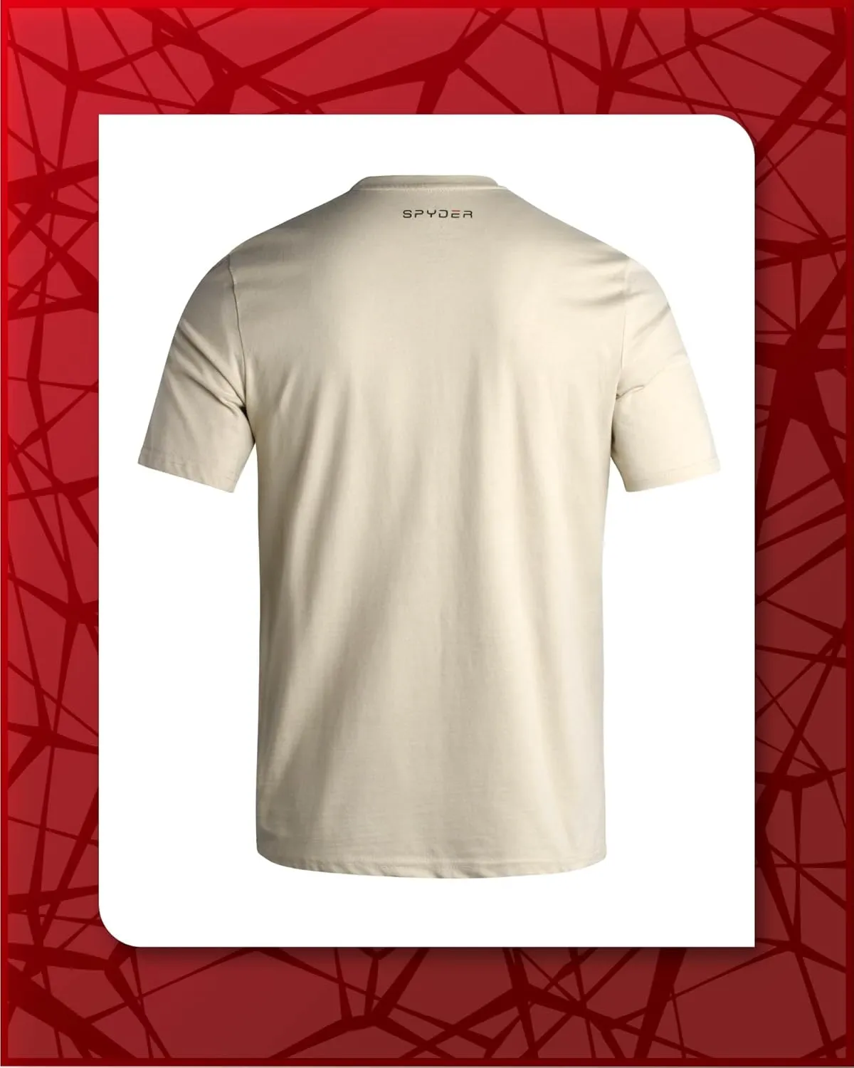 Spyder Mens Graphic T-Shirts - Soft Cotton Blend Classic Crewneck Short Sleeve Shirts for Men, Casual Shirts for Daily Wear