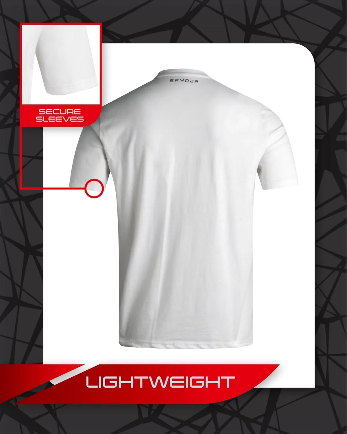 Spyder Mens Graphic T-Shirts - Soft Cotton Blend Classic Crewneck Short Sleeve Shirts for Men, Casual Shirts for Daily Wear