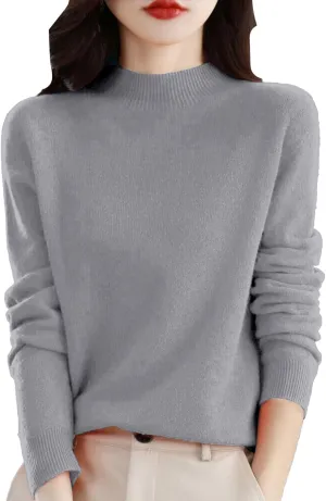 Sweaters for Women Cashmere Sweaters for Women,Cashmere Turtleneck Sweater Women Pullover Sweaters for Women Womens Sweaters Dressy Casual Black Sweaters for Women Business Casual Outfits