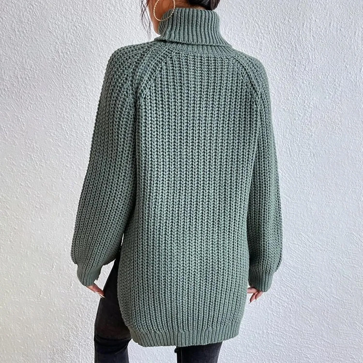 Turtleneck Sweaters for Women Long Sleeve Winter Clothes Pullover Sweaters Blouse Top 2023 Winter Sweaters