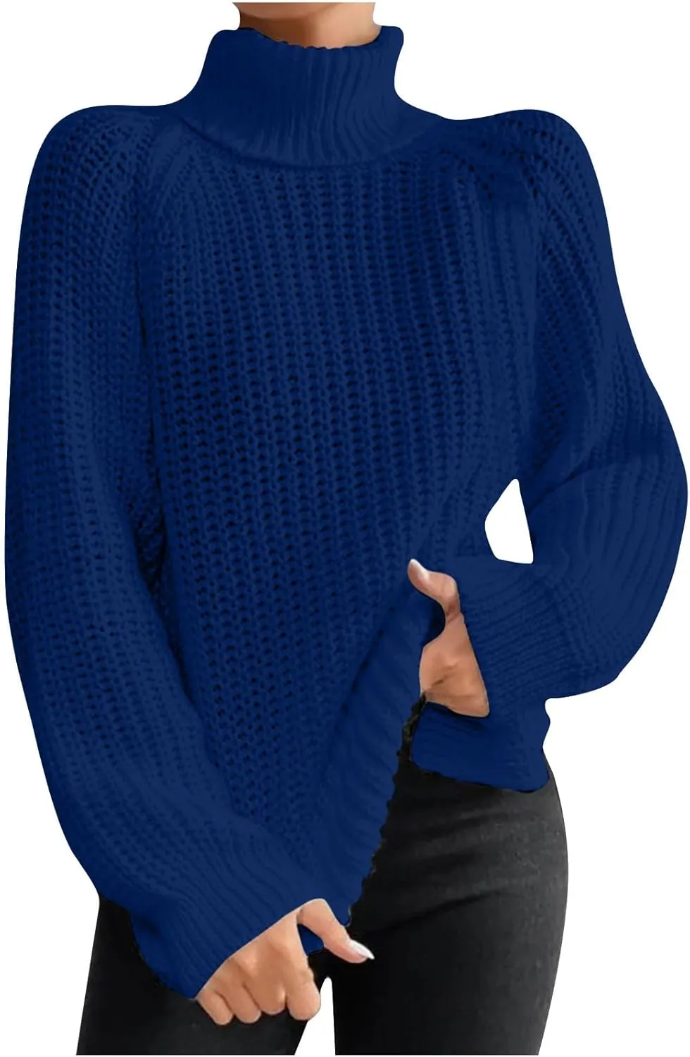Turtleneck Sweaters for Women Long Sleeve Winter Clothes Pullover Sweaters Blouse Top 2023 Winter Sweaters