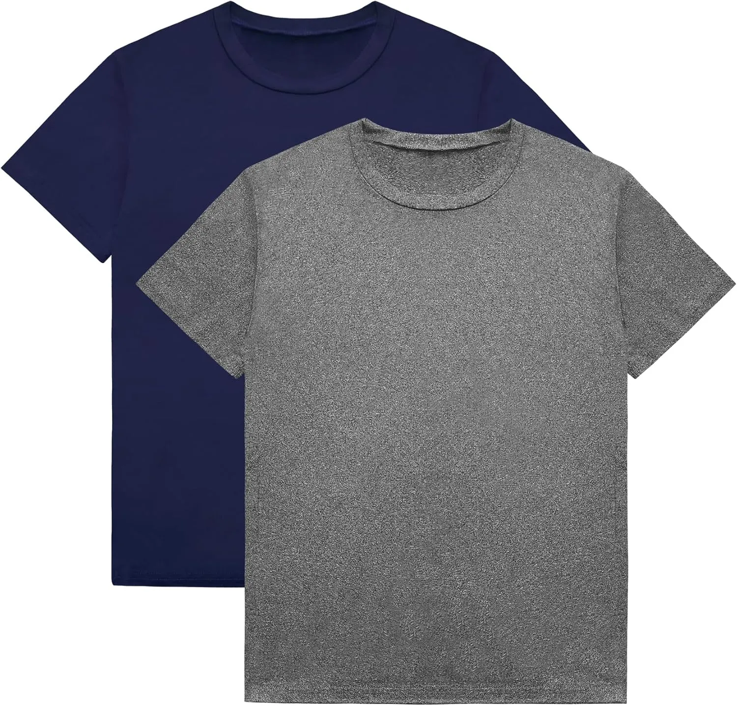 VOGRYE 2 Pack Boys Shirts Short Sleeve Shirts for Boys Cotton T-Shirts Kids Toddler Tshirts Tees Clothes Summer Tops
