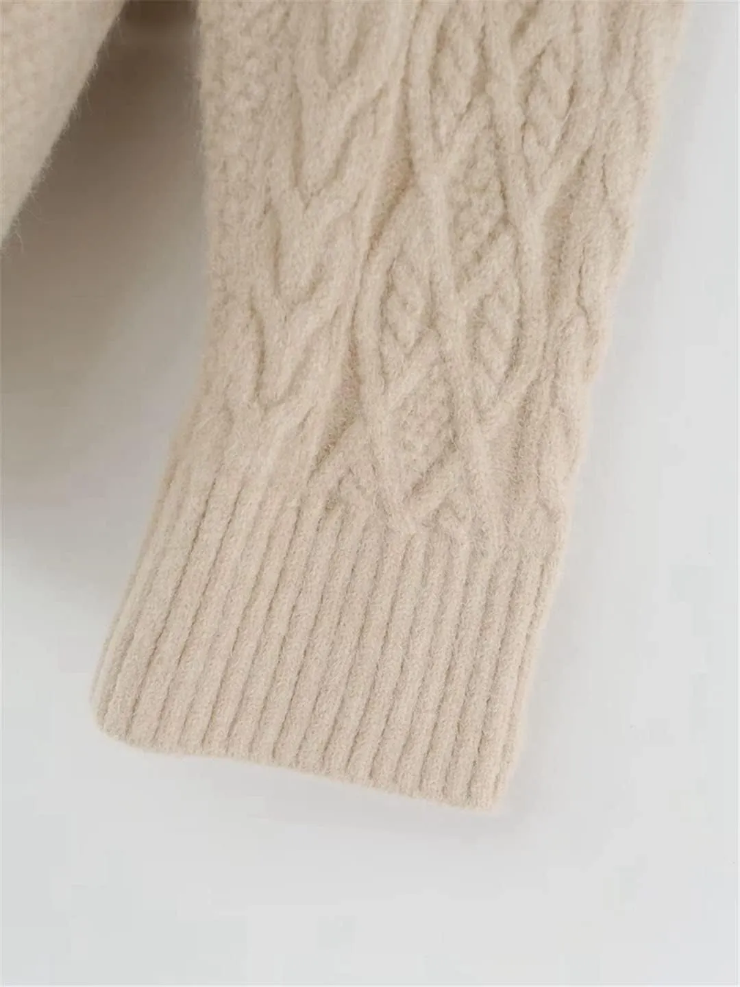 Winter Women Solid Turtleneck Knitted Sweater Jumper Female Elegant Oversize Pullovers Chic Tops