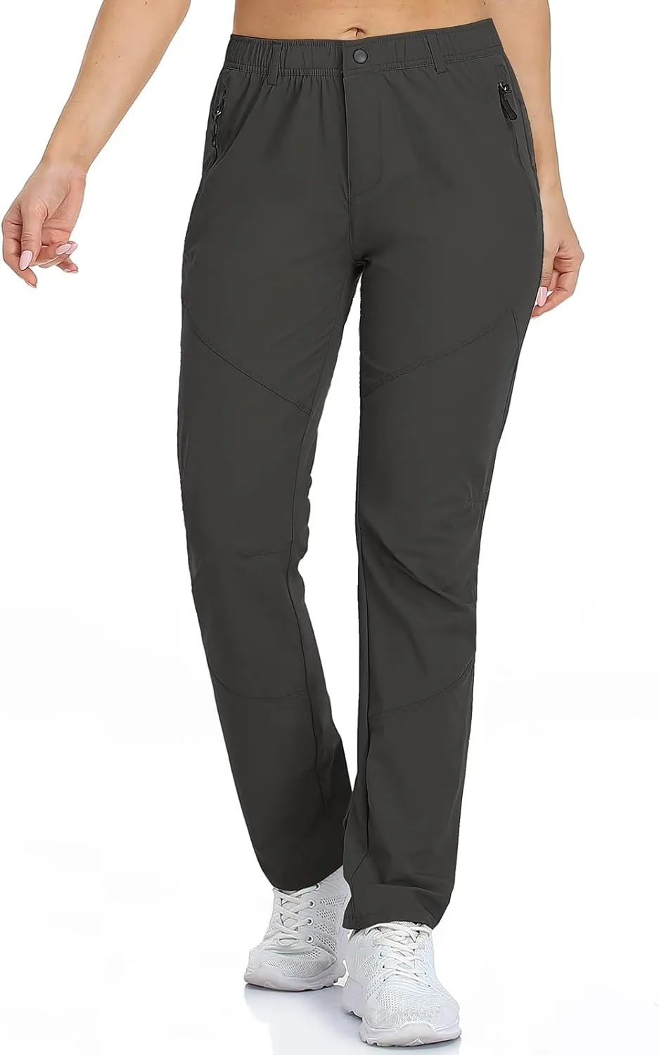 Women Travel Golf Pants 27''/29''/31'' Lightweight Quick Dry Hiking Outdoor Athleisure Pants Water Resistant Lounge Casual