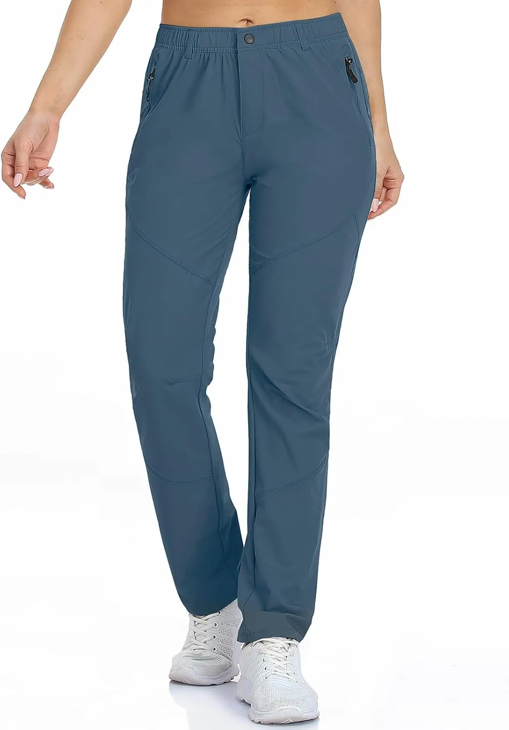 Women Travel Golf Pants 27''/29''/31'' Lightweight Quick Dry Hiking Outdoor Athleisure Pants Water Resistant Lounge Casual