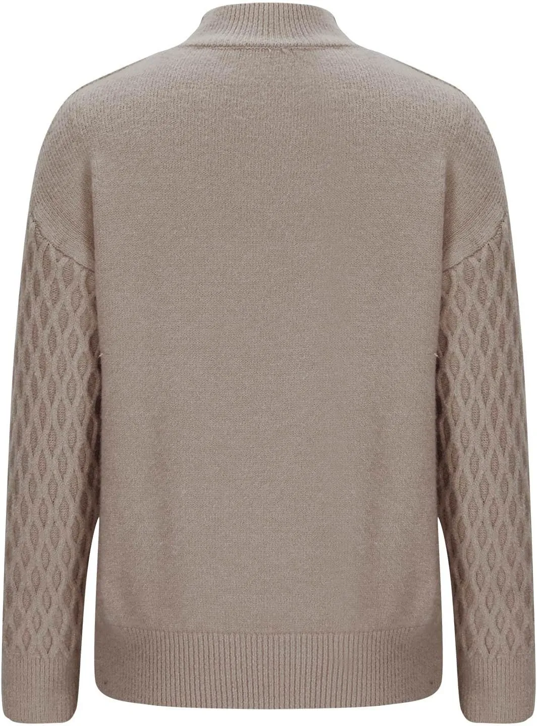 Women Turtleneck Warm Sweater Long Sleeve Comfortable Sweaters Casual Trendy Chunky Sweaters