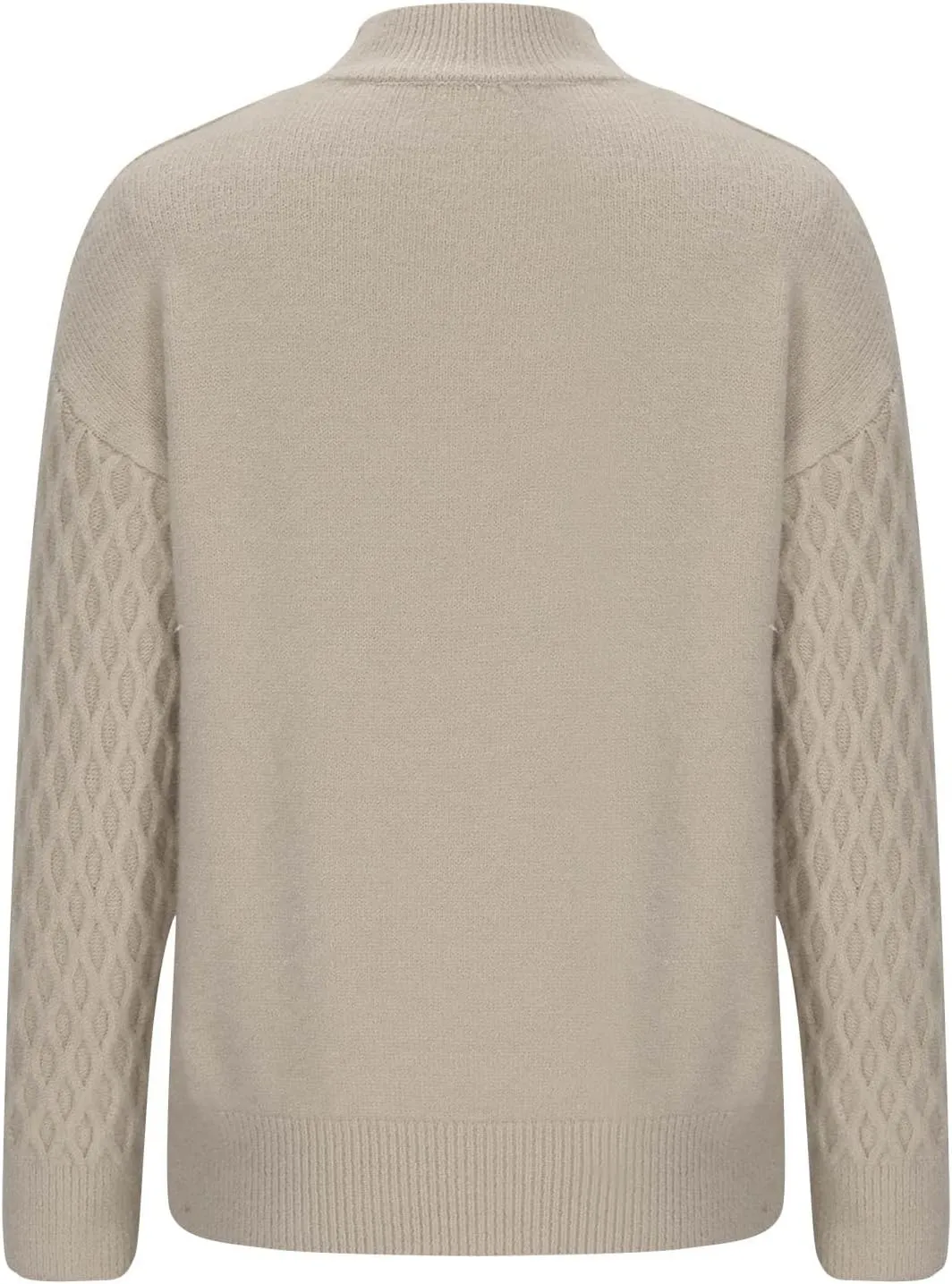 Women Turtleneck Warm Sweater Long Sleeve Comfortable Sweaters Casual Trendy Chunky Sweaters