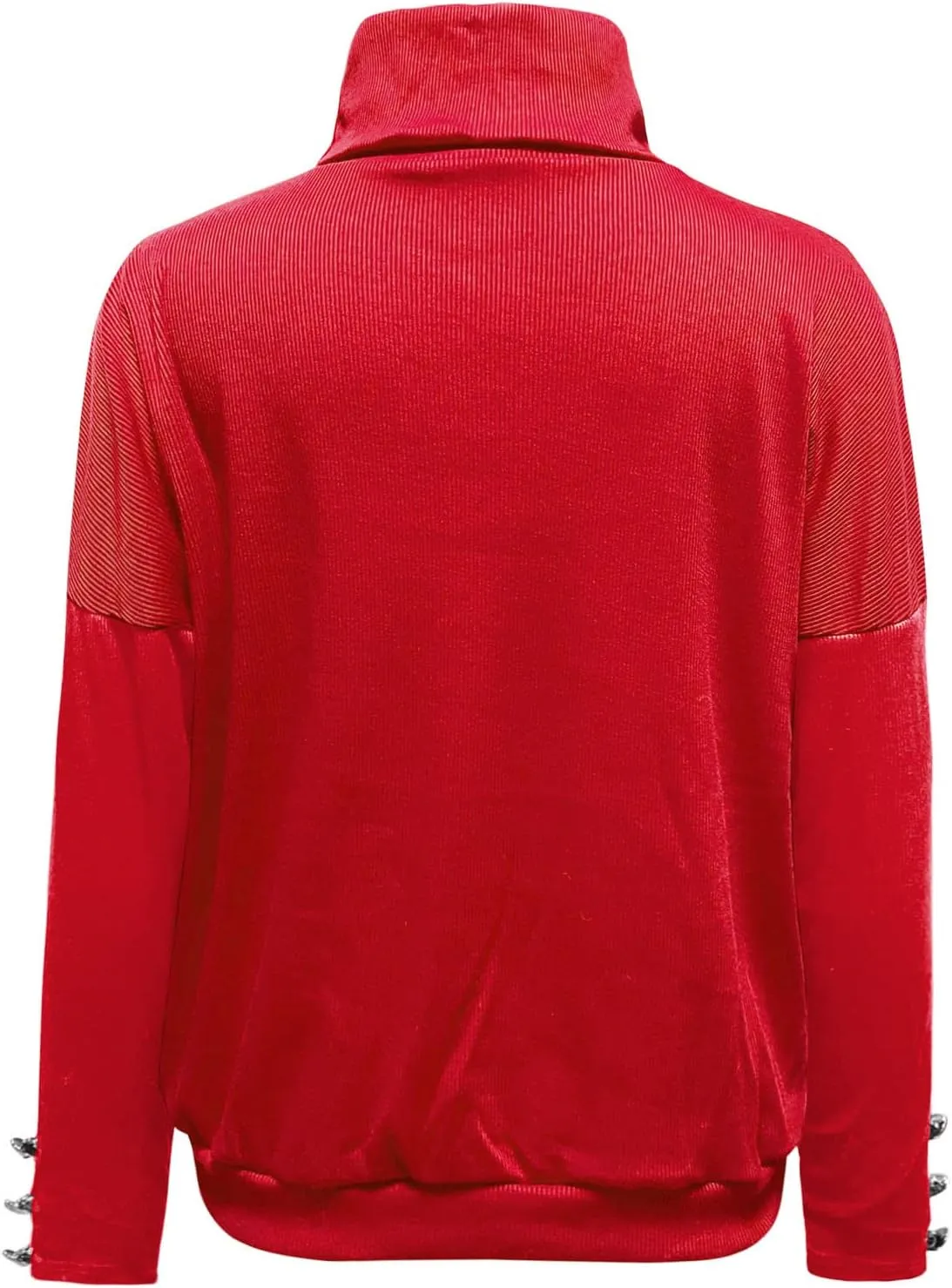 Womens 2023 Turtleneck Sweaters Long Sleeve Fall Sweaters Solid Ribbed Knitted Sweaters Casual Pullover Tops