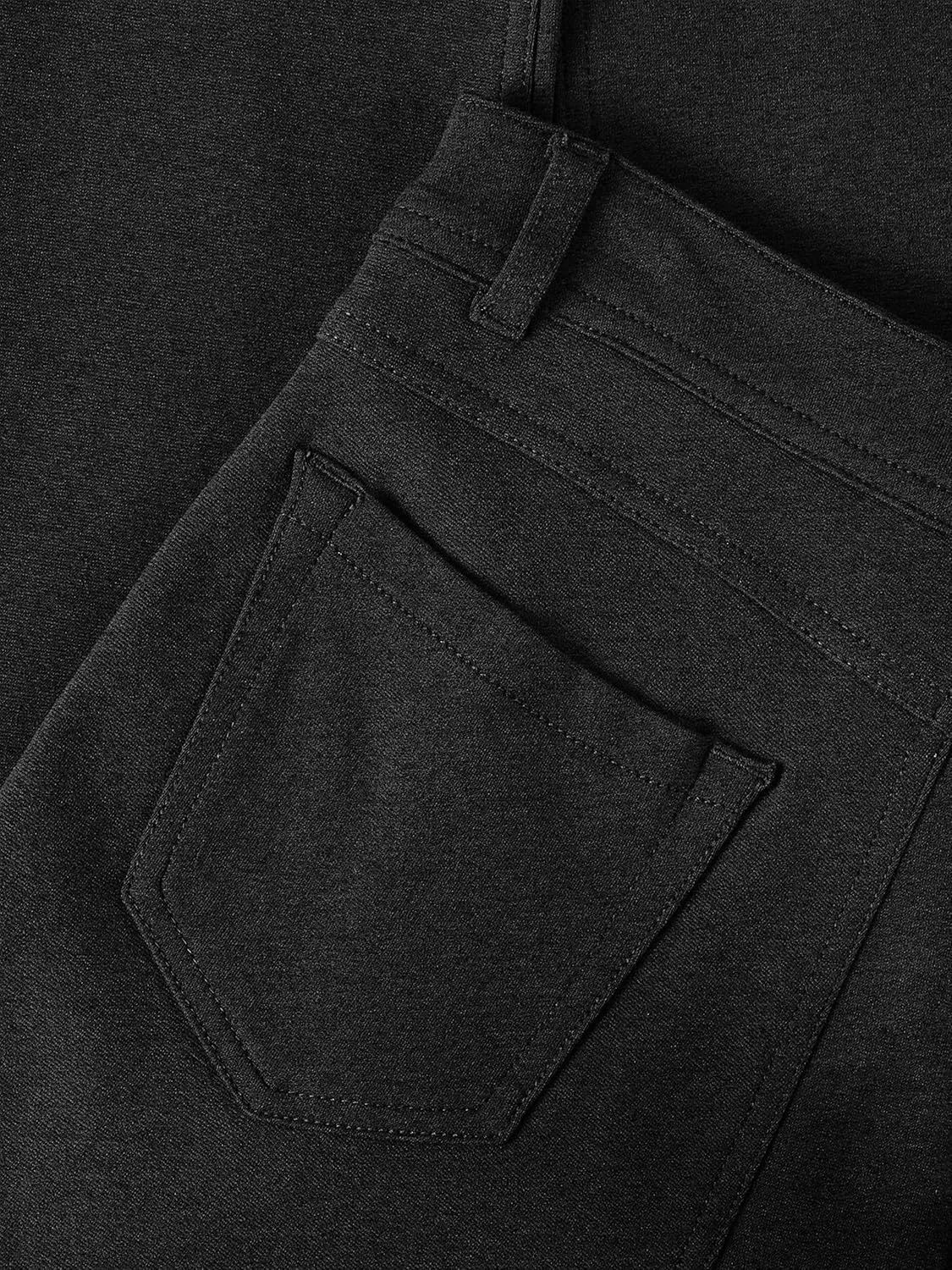 Womens Active High Waist Compression Button Up Spandex Yoga Jean Pants Stretchy Athleisure Daily Leggings