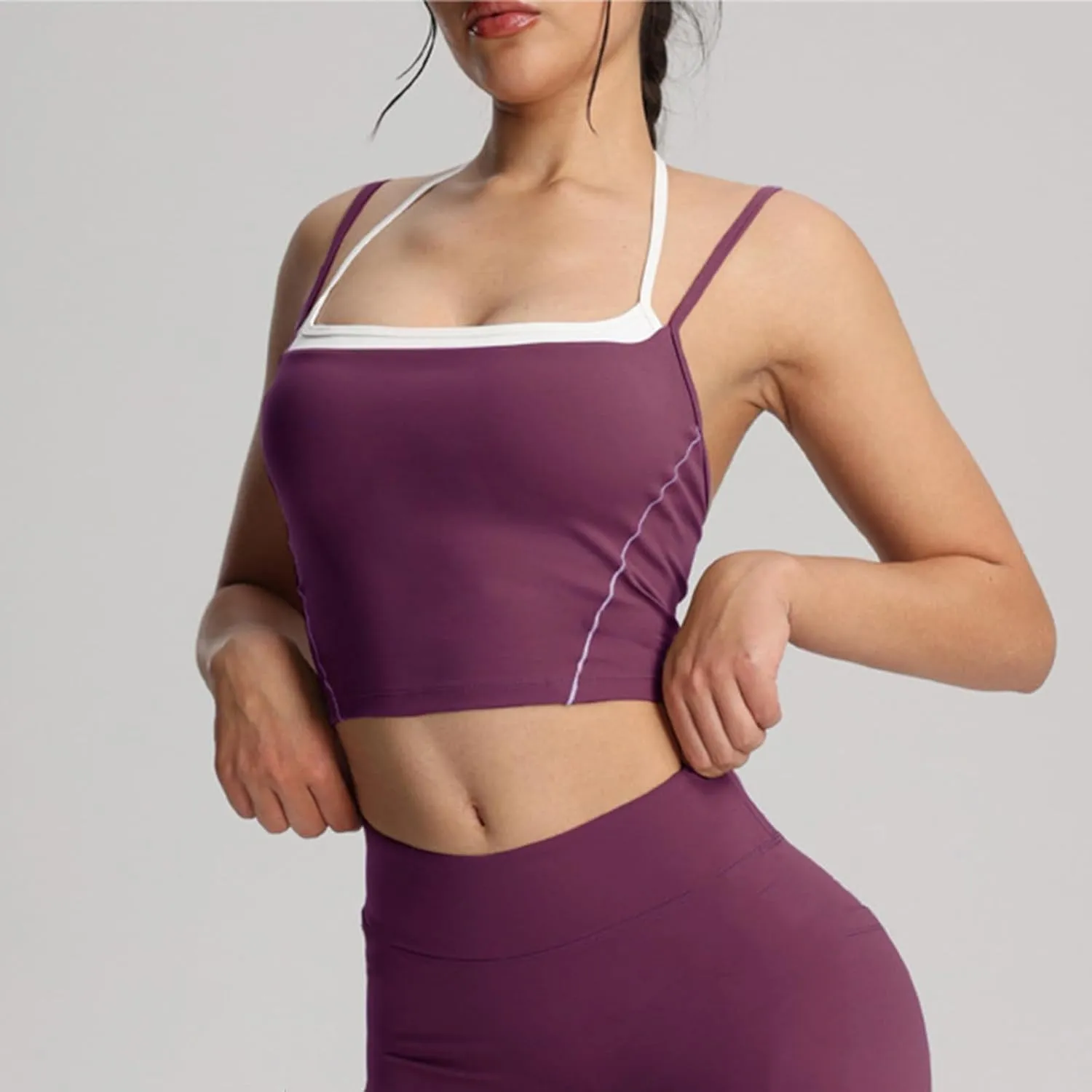 Womens Athletic Tank Tops Moisture-Wicking Yoga Workout Gym Cami Tops Comfort Breathable Bodycon Camisoles