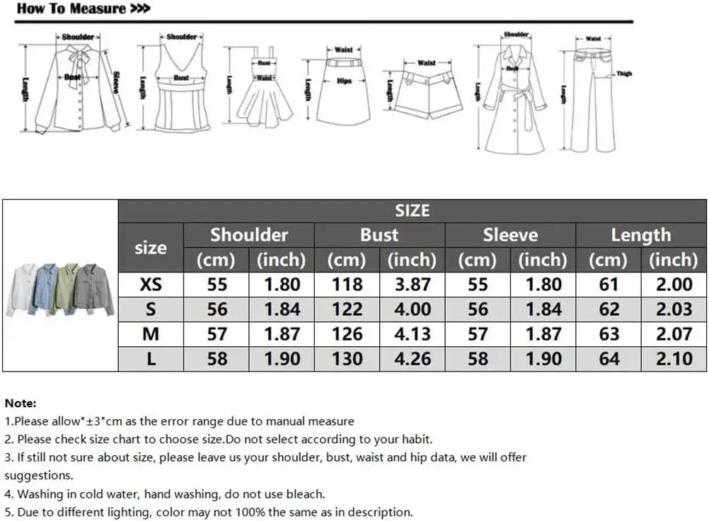 Women's Denim Outerwear Jacket Vintage Jeans Coats Denim Shirt Denim Tops