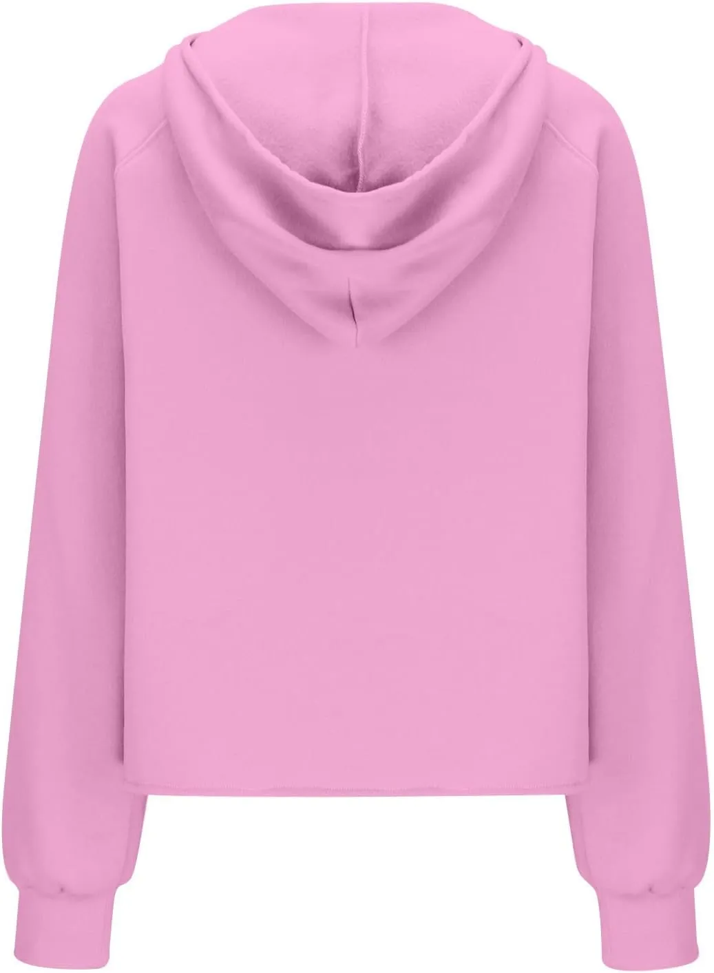 Womens Half Zip Sweatshirts 2024 Fleece Hooded Pullover Sweatshirts Thumb Hole Cropped Long Sleeve Tops with Pockets