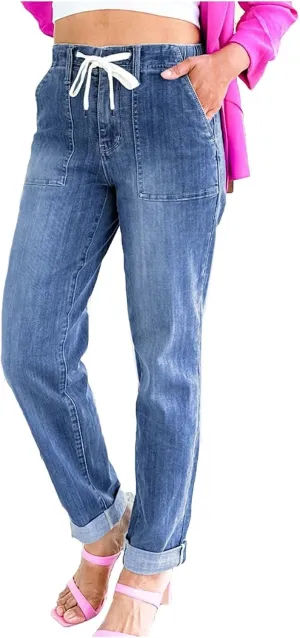 Womens Jeans Stretchy Jeans for Women Womens Pants High or Mid Waisted Jeans for Women Womens Wide Leg Pants