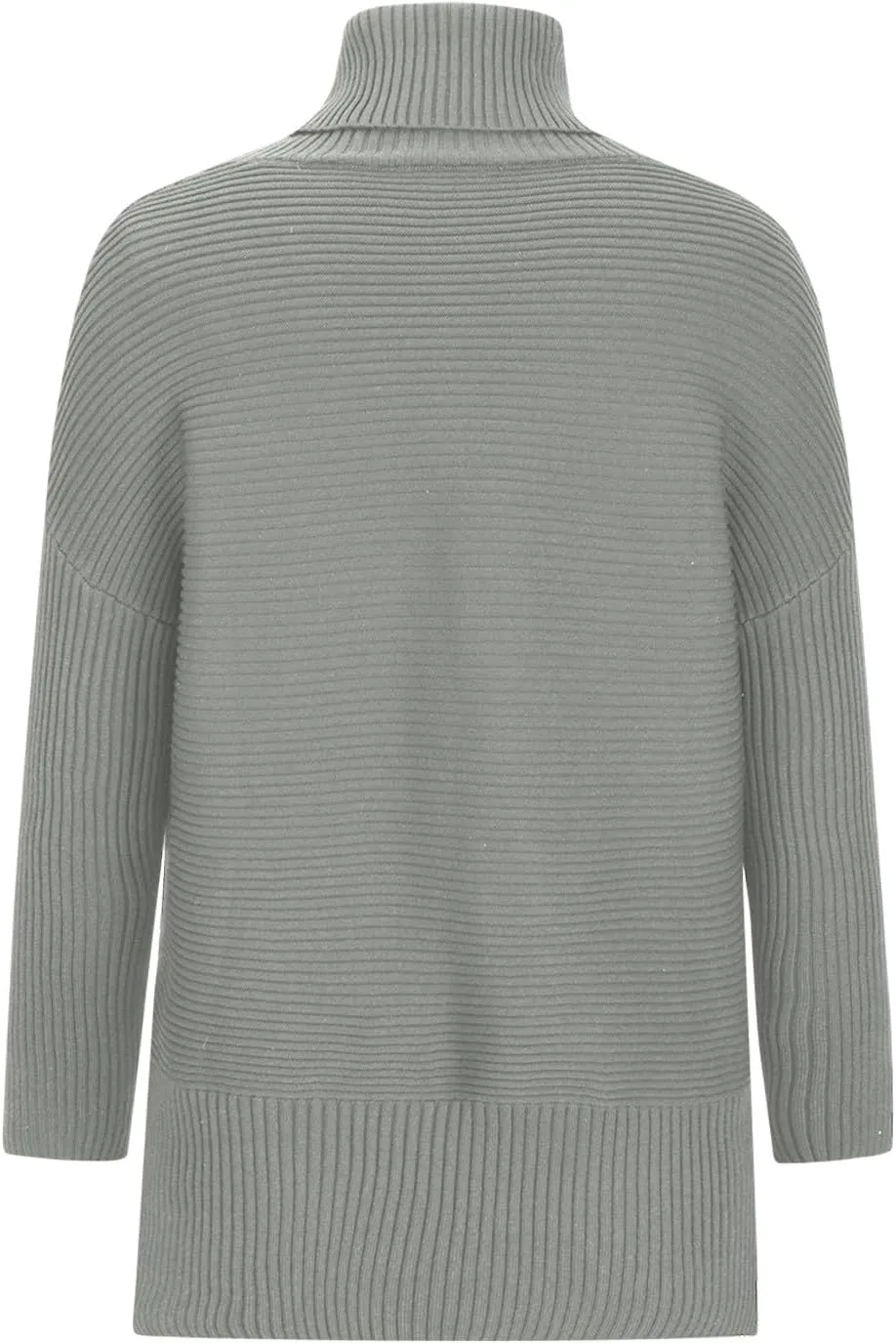 Womens Oversized Chunky Sweaters Turtleneck Long Sleeve Casual Pullovers Trendy Cable Knit Sweater