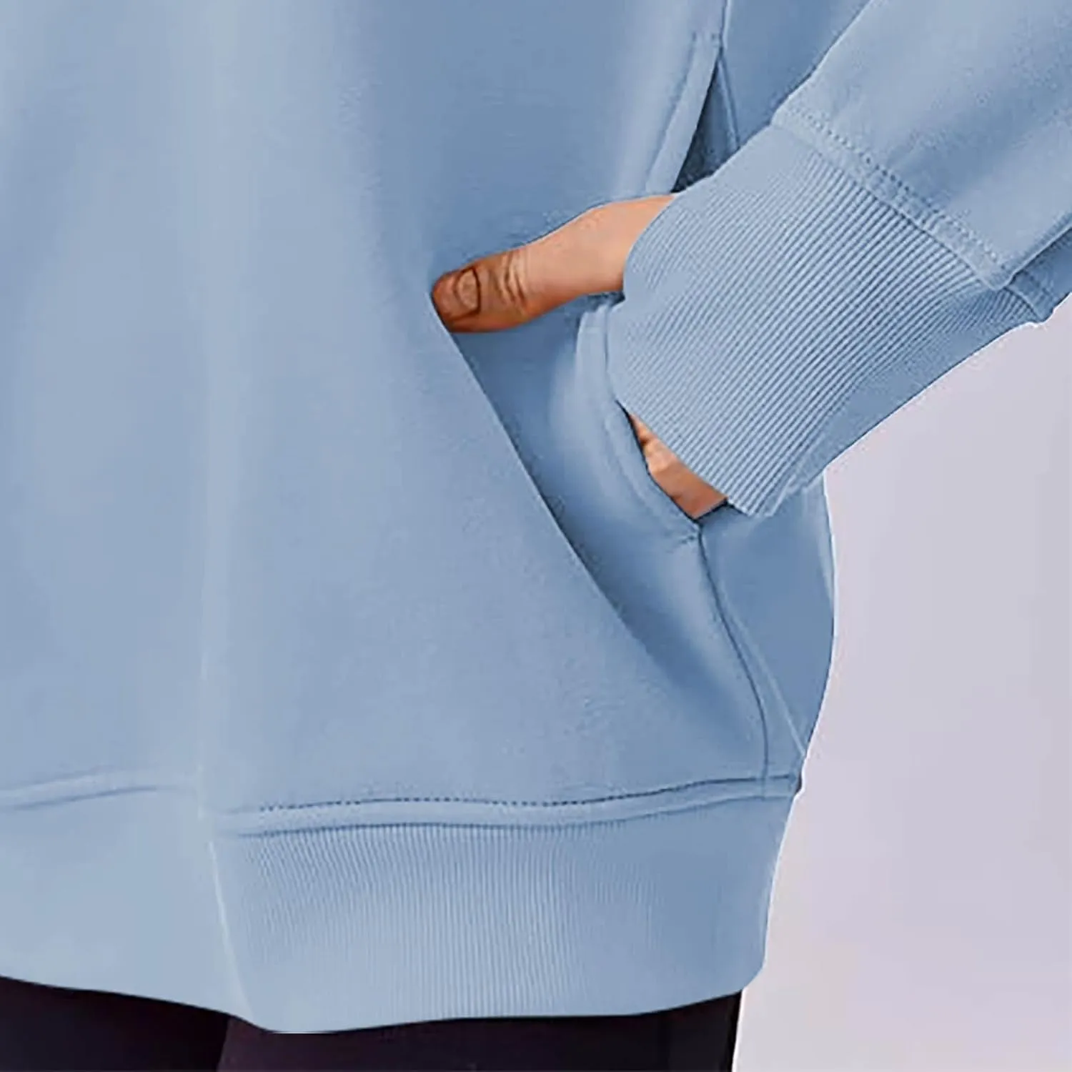 Womens Oversized Sweatshirts Spring Trendy Long Sleeve Crewneck Pullover Tops Casual Comfy Outfits with Thumb Holes