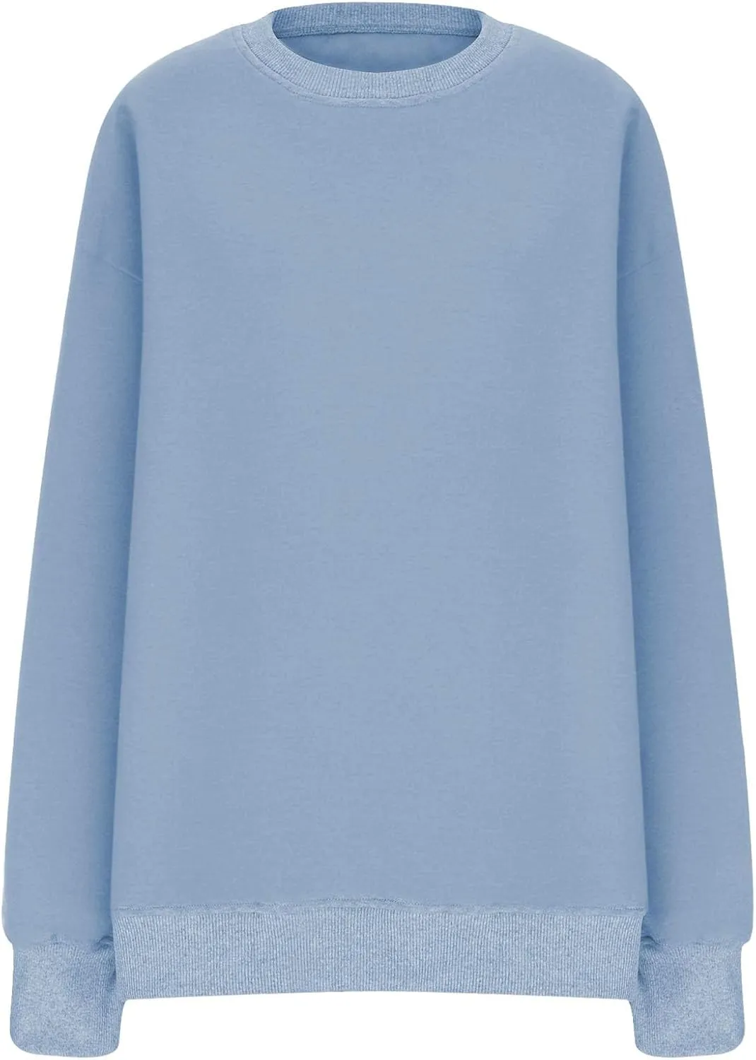 Womens Oversized Sweatshirts Spring Trendy Long Sleeve Crewneck Pullover Tops Casual Comfy Outfits with Thumb Holes