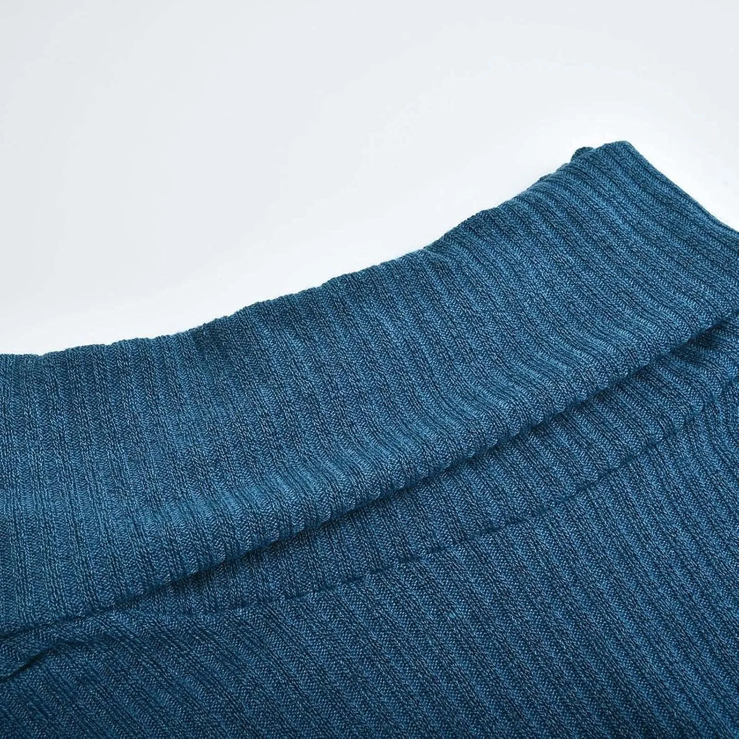 Women's Oversized Turtleneck Sweaters Chunky Pullover Sweaters Comfy Loose Knit Sweaters Button Long Sleeve Sweaters