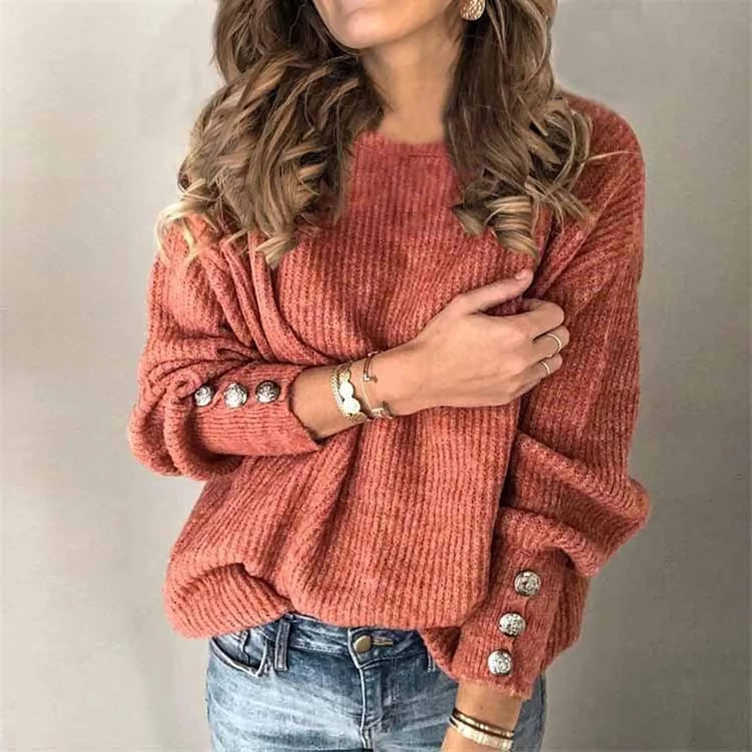 Women's Oversized Turtleneck Sweaters Chunky Pullover Sweaters Cowl Neck Long Sleeve Winter Slouchy Solid Knit Sweaters