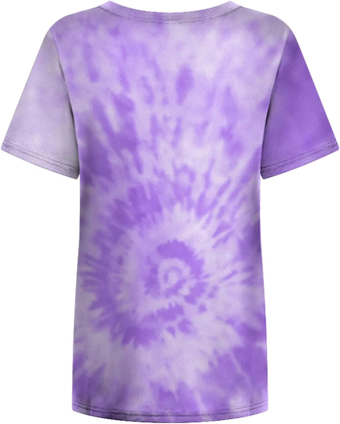 Womens Short Sleeve Tops Crewneck Tie Dye Shirts Oversized Tees T-Shirt Trendy Shirts Blouse Graphic Funny T Shirts