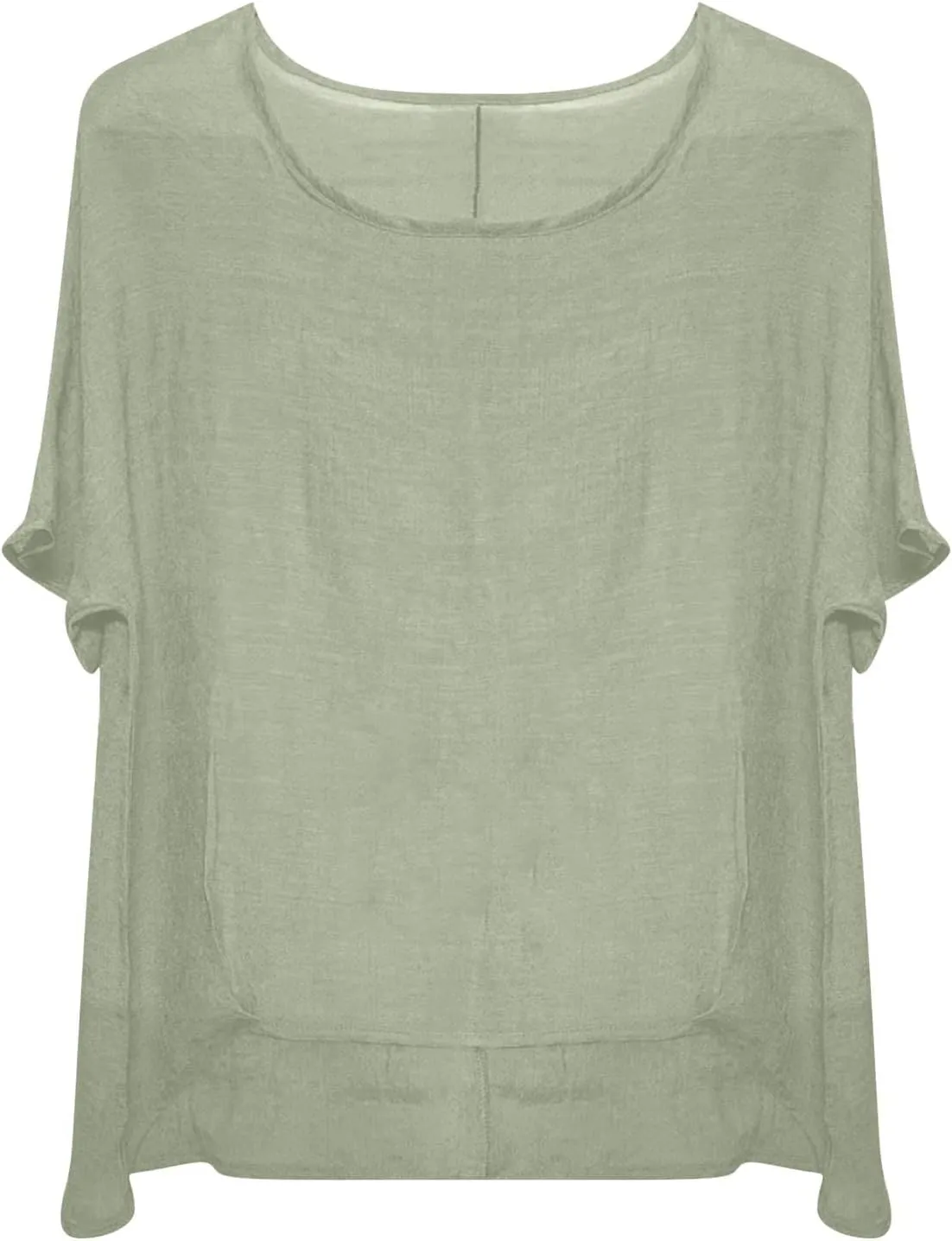 Women's Summer Cotton Linen Boho Floral Short Sleeve Tunic Tops Casual Comfy Womens Tops Oversized Business