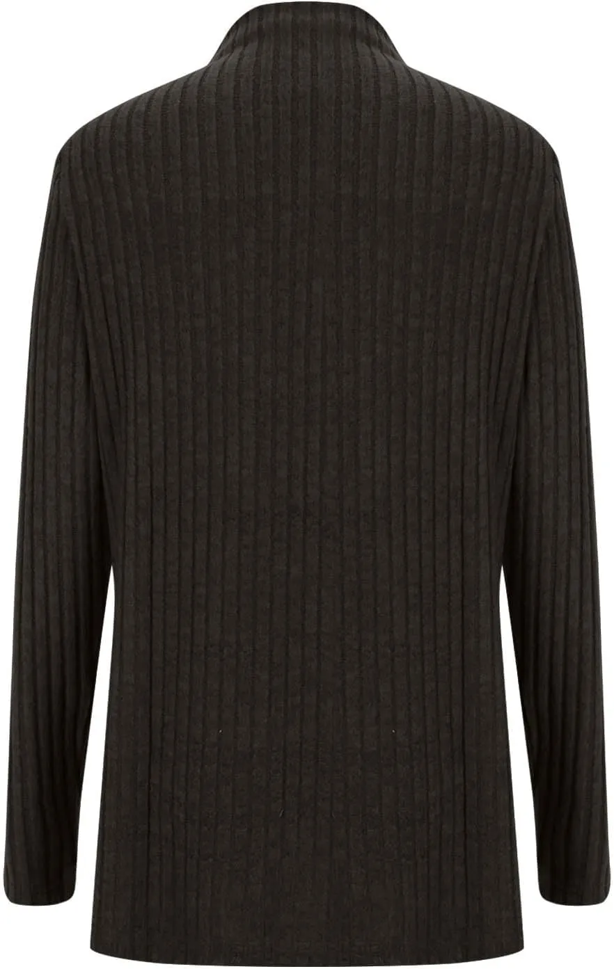 Womens Sweaters Side Button Knit Turtleneck Sweater Slim Fit Long Sleeve Tunic Sweaters Tops Trendy Oversized Sweaters