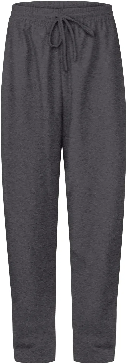 Womens Sweatpants Plus Size Bottoms Joggers Stretch Drawstring Preppy Straight Leg Basics Pants Trousers