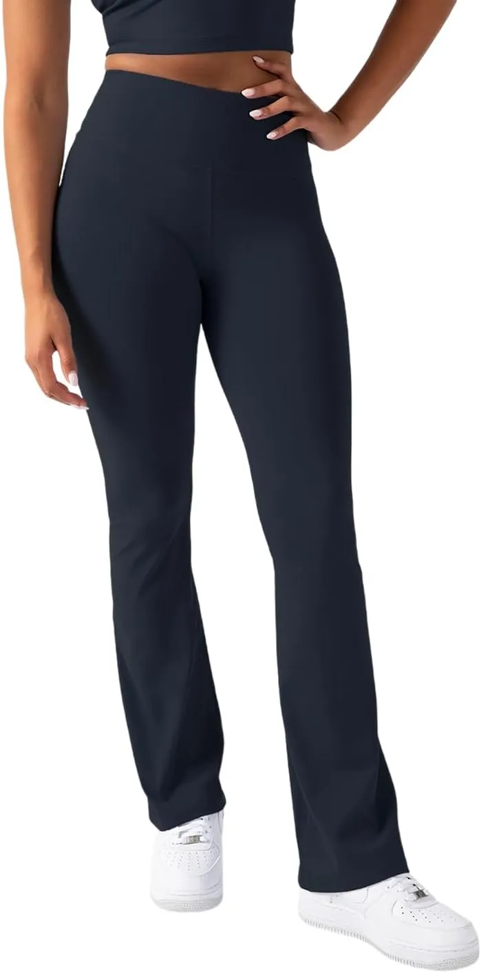 YITTY Active Women's UltraLuxe Kick Flare High Waist Legging, Athleisure, 4-Way-Stretch