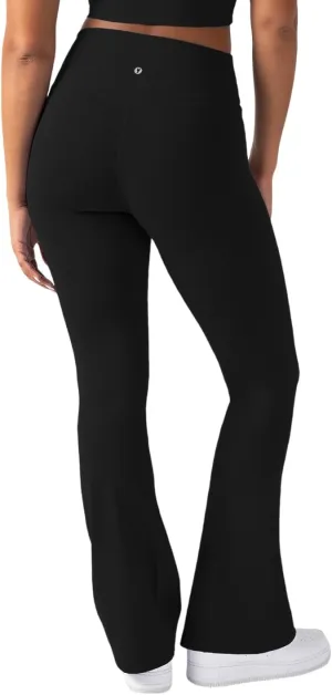 YITTY Active Women's UltraLuxe Kick Flare High Waist Legging, Athleisure, 4-Way-Stretch