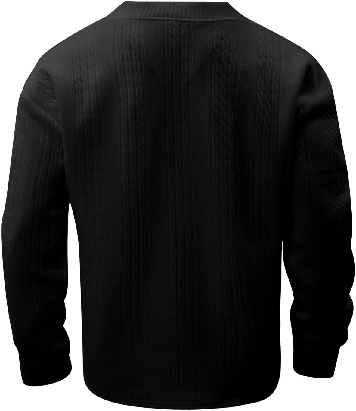 Ymosrh Mens Fashion Sweaters V Neck Knitted Dress Sweater Twist Textured Long Sleeve Loose Winter Pullover Sweaters