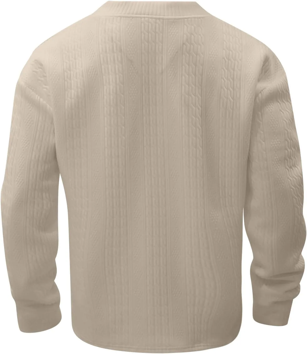 Ymosrh Mens Fashion Sweaters V Neck Knitted Dress Sweater Twist Textured Long Sleeve Loose Winter Pullover Sweaters
