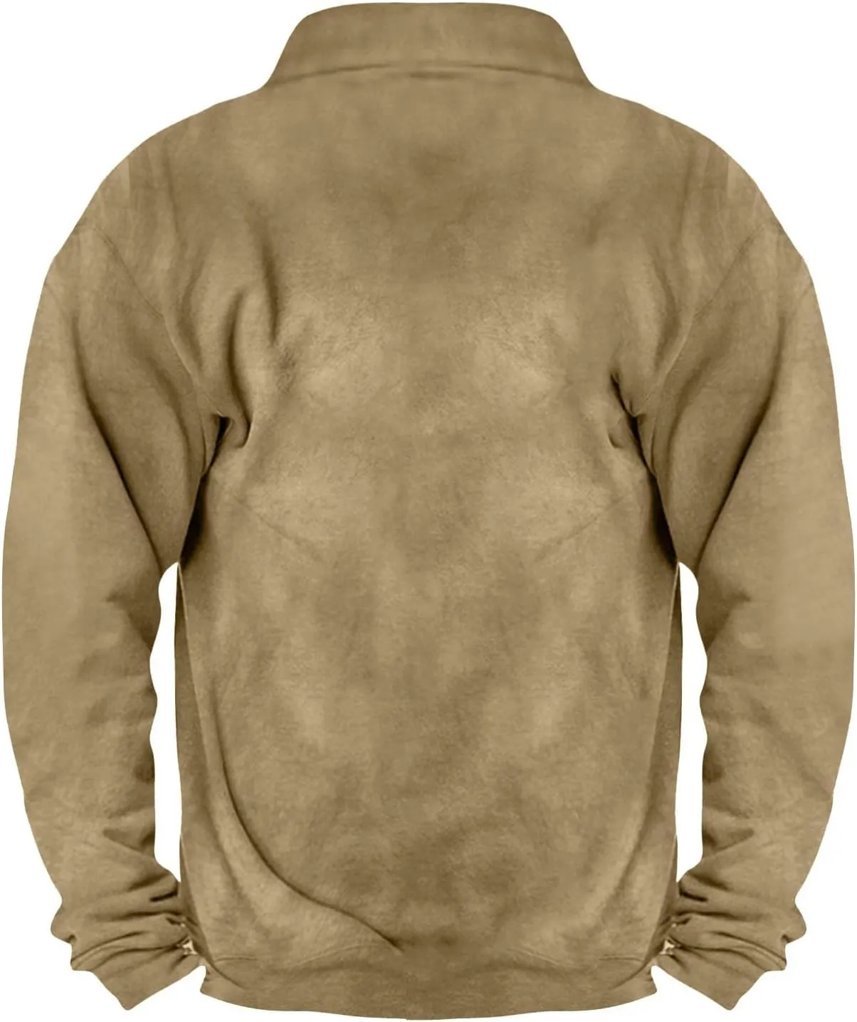 Ymosrh Men's Outdoor Work Sweatshirts Quarter Zip Sweater Pullover Long Sleeve Fleece Athletic Workout Golf Sweatshirt, M-5XL