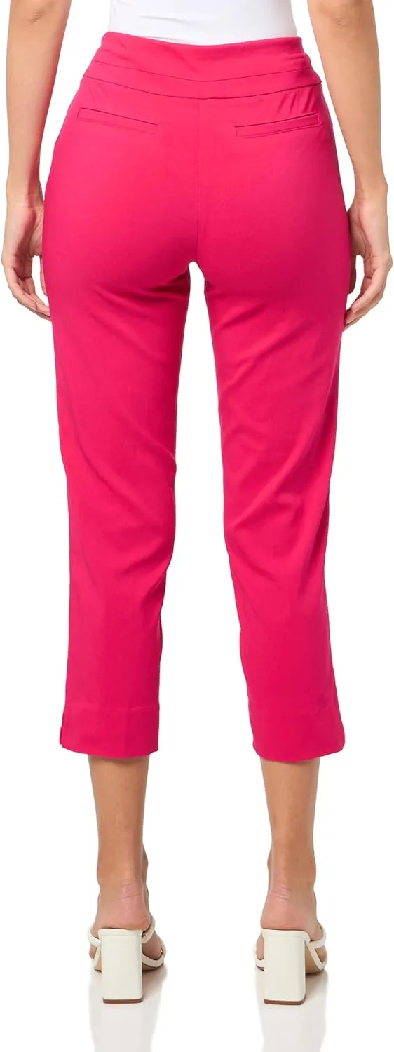 Zac & Rachel Women's Petite Pull-on Ankle Length Pants with Millennium Fabric