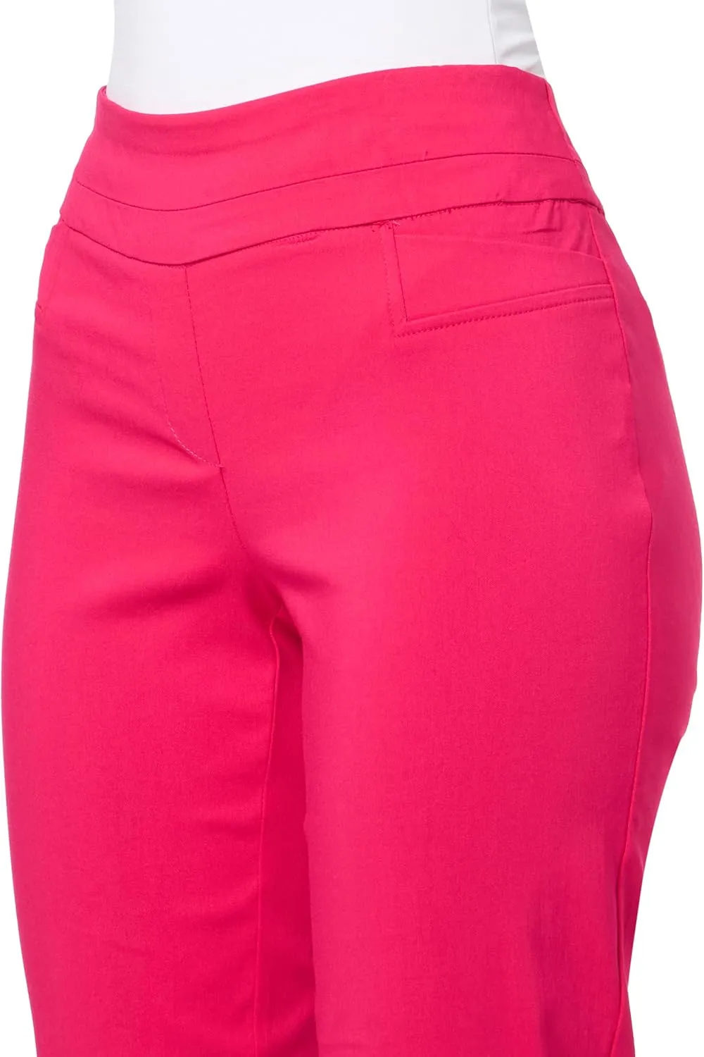 Zac & Rachel Women's Petite Pull-on Ankle Length Pants with Millennium Fabric