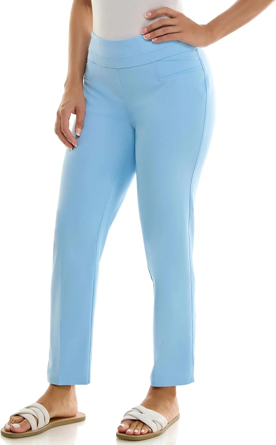 Zac & Rachel Women's Pull-on Ankle Length Pants with Millennium Fabric