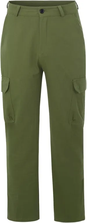 ZYXTIM Big and Tall Men Cargo Jogger Sweat Pants Elastic Bottom Ripstop Hiking Work Pants Relaxed Fit Elastic Waisted Outdoor